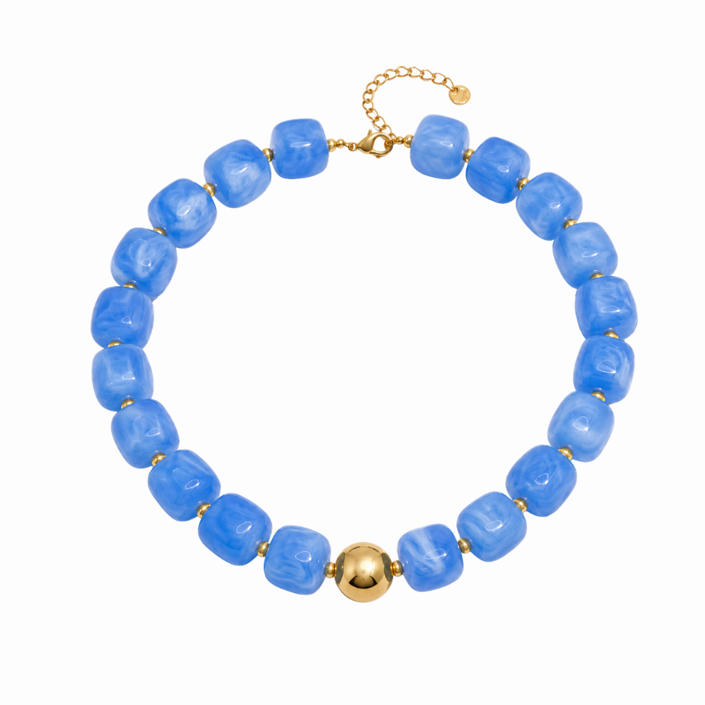 Bellagio Blue Necklace โ Light/Sky Blue ๐