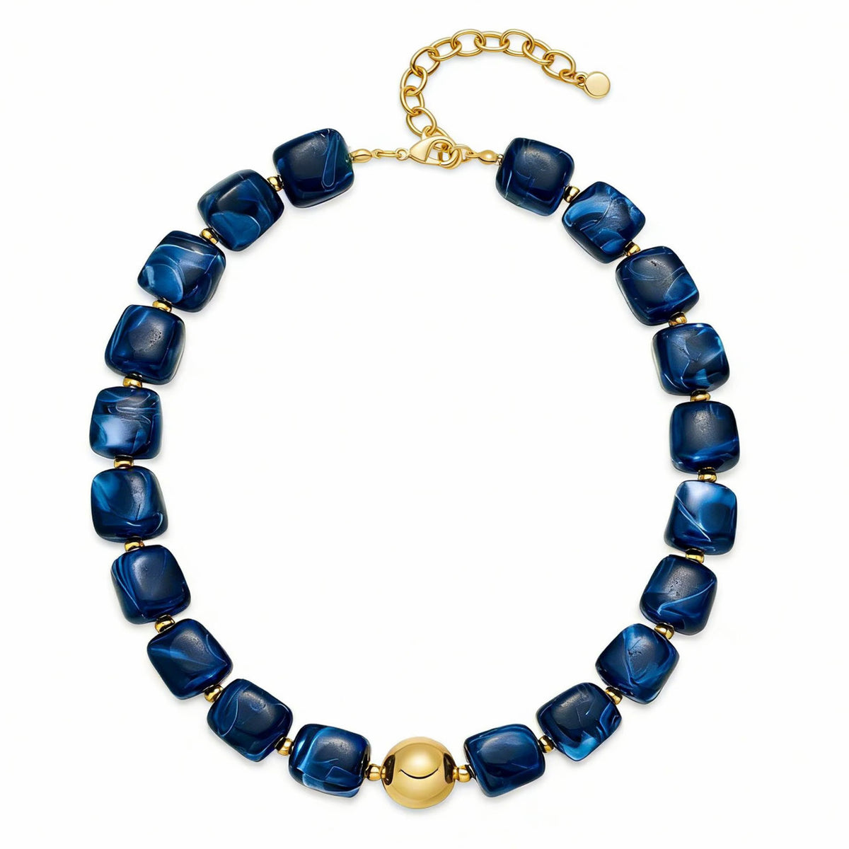 Amalfi Blue Necklace — Navy Blue 💙