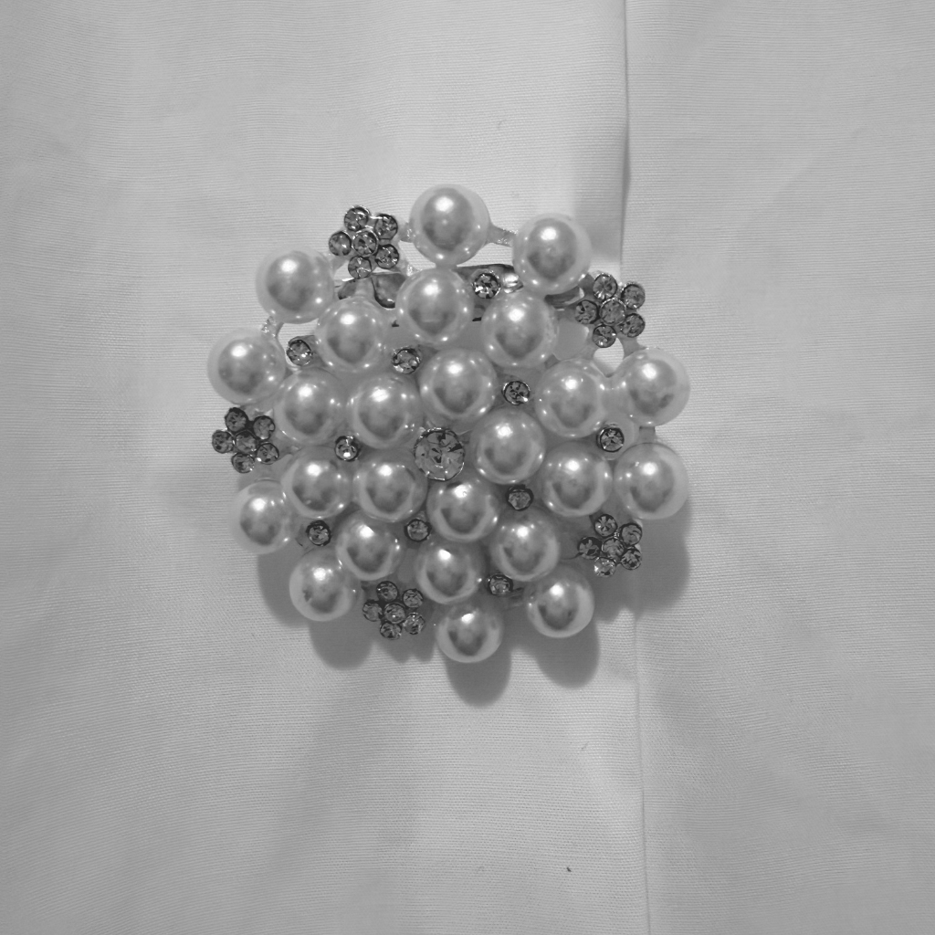 Classic Pearl Button Blouse - One Size