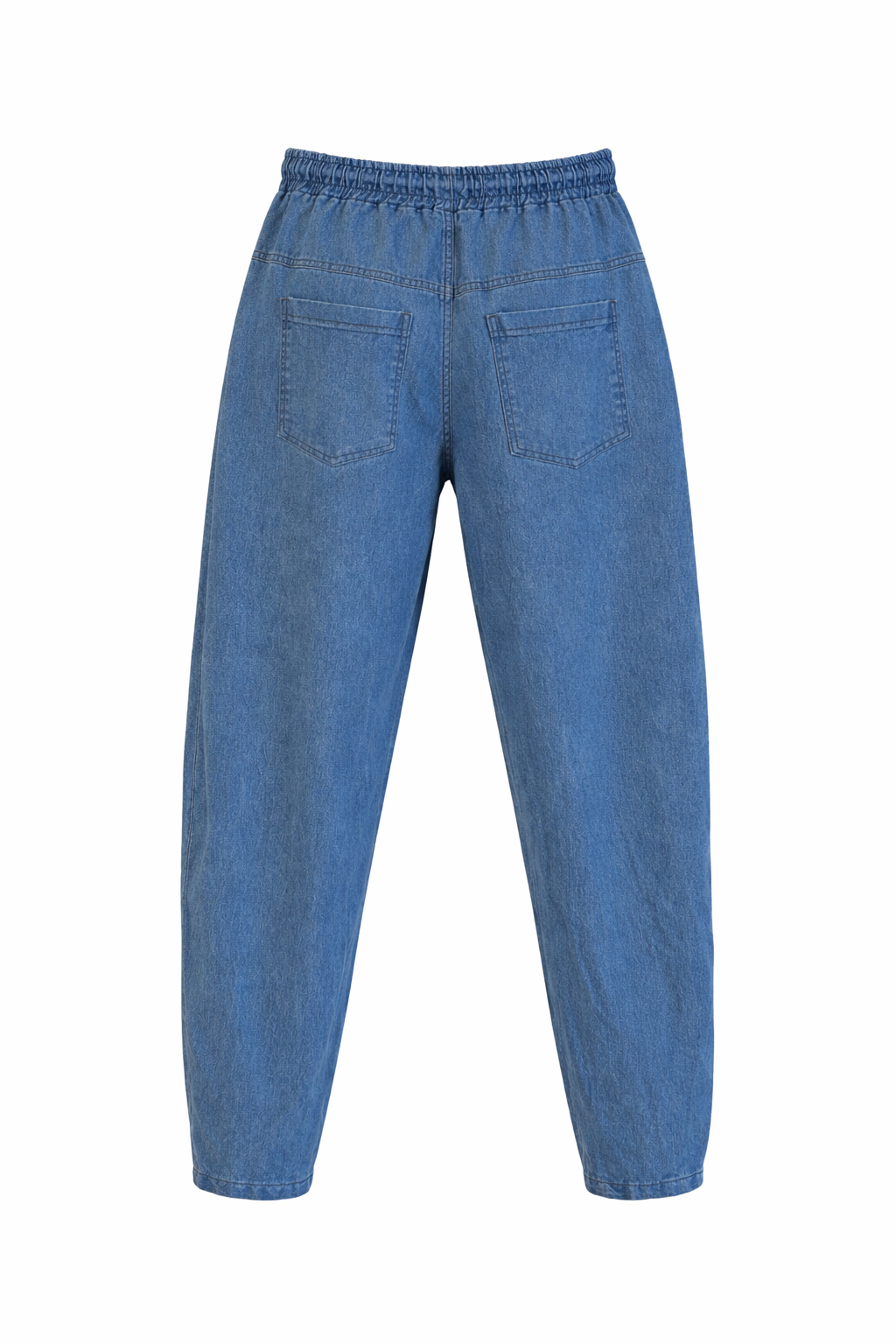 Perla Embellished Drawstring Denim Pant - One Size