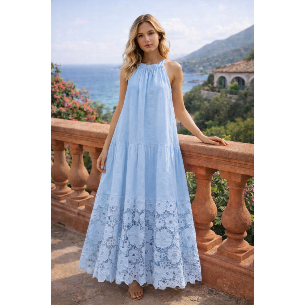 Fiora Linen Dress - One Size