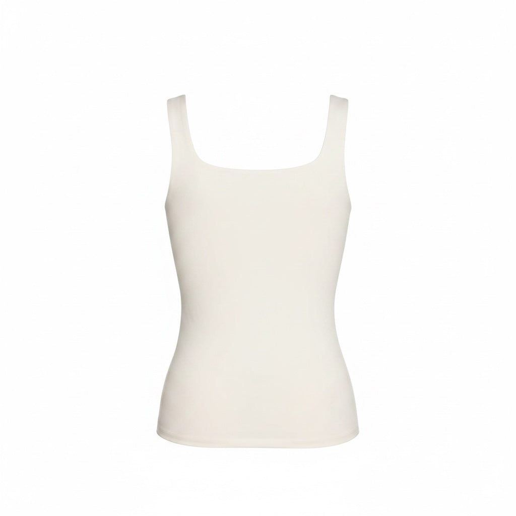Square Neck Double Faced Top