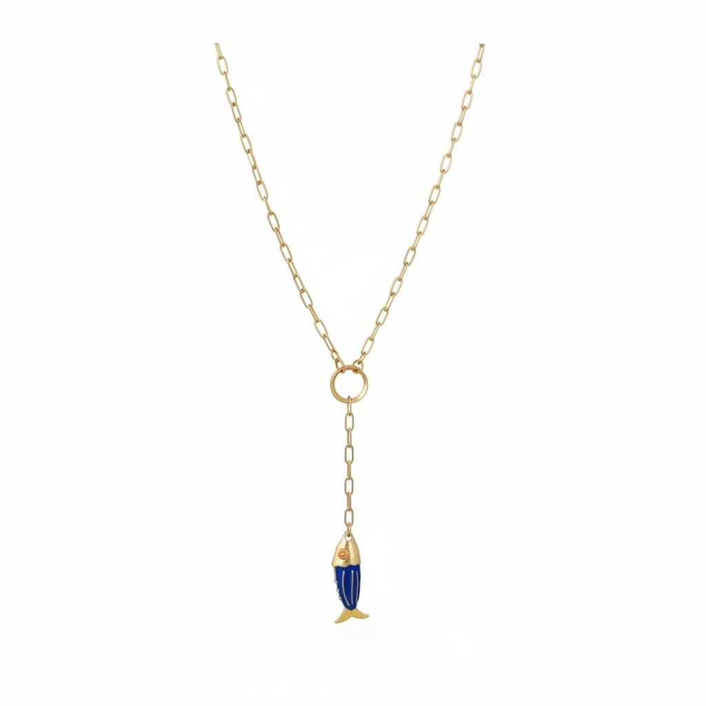 Marine Fish Pendant Necklace
