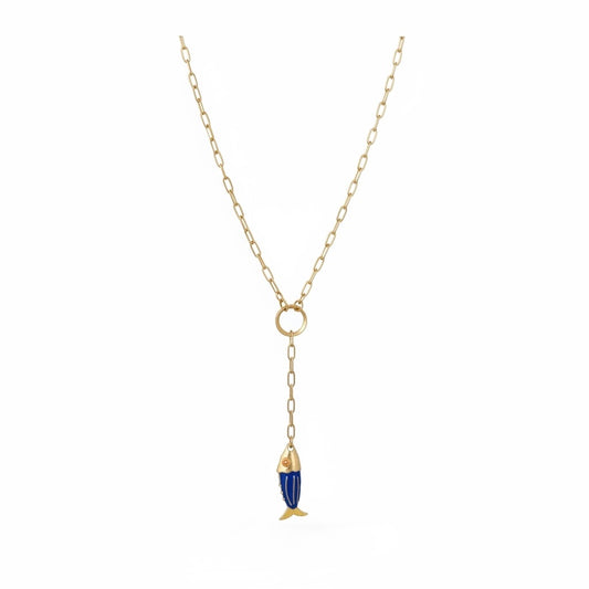 Marine Fish Pendant Necklace