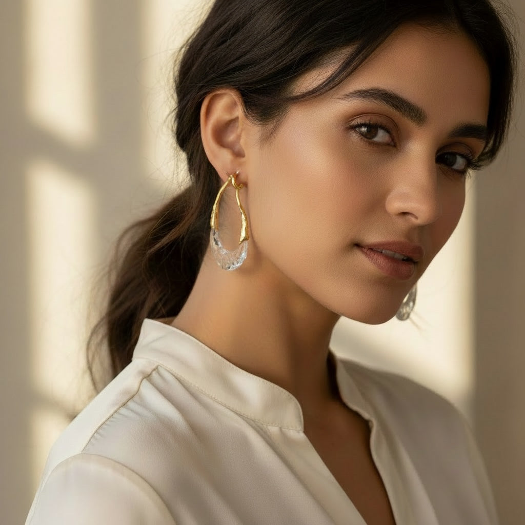 Lumière Two-Tone Earring
