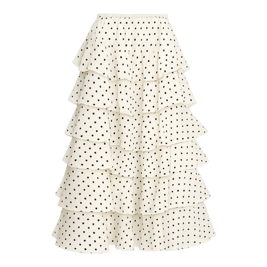 Polka Dot Ruffle Skirt