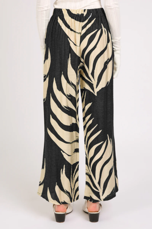 Tropical Botanic Printed Wide Pant