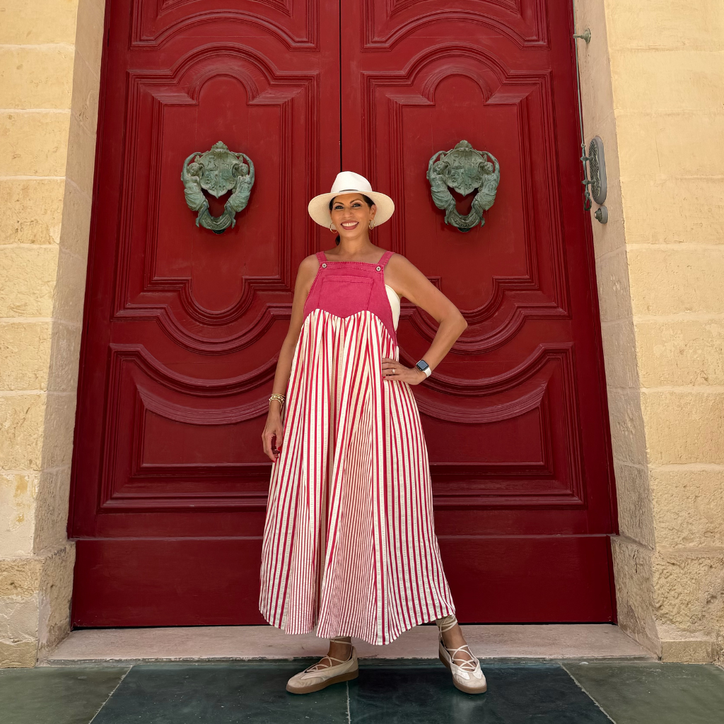 Mdina Denim Overall Dress