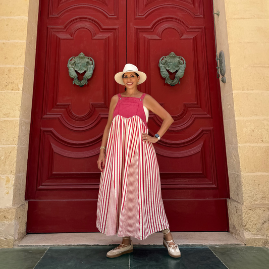 Mdina Denim Overall Dress