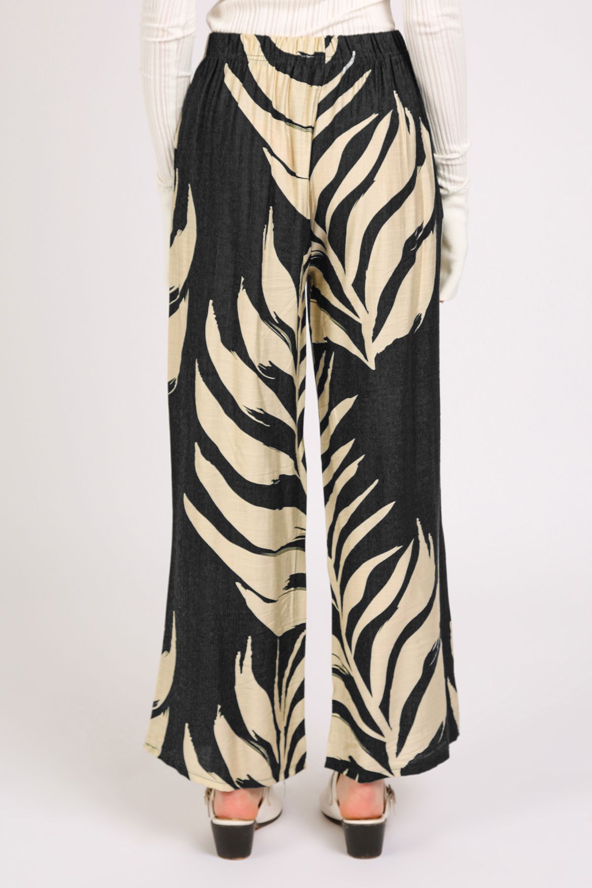 Tropical Botanic Printed Wide Pant